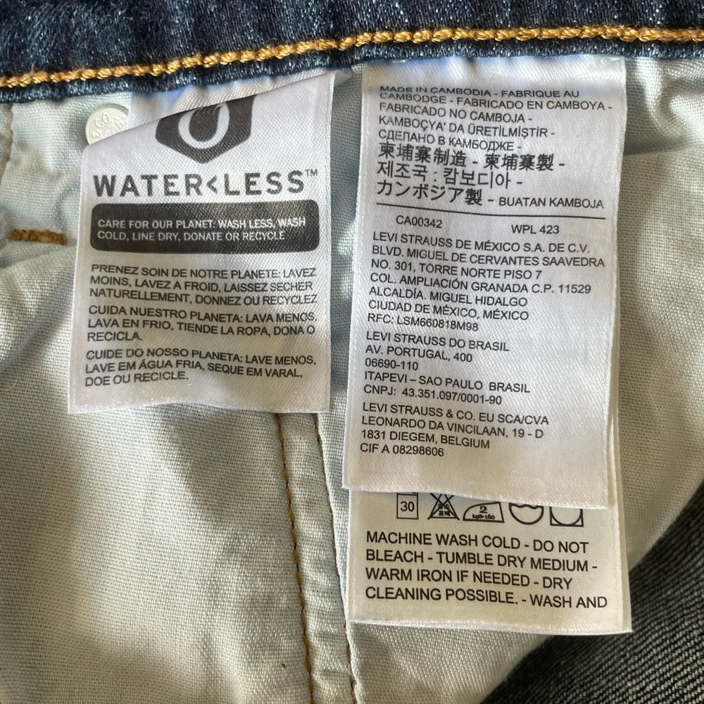 Levi’s 501 Crop Jeans Ss 30 - Picture 10 of 11